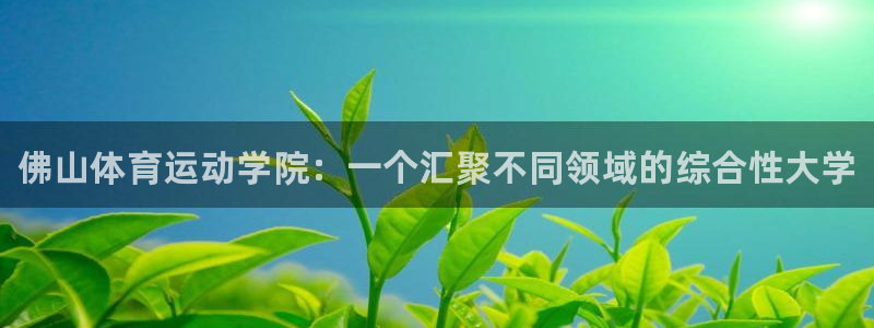 凯发官网下载平台是正规平台吗安全吗：佛山体育运动学院